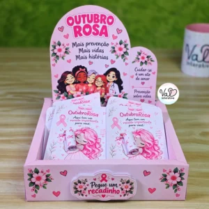Caixa Cenário Outubro Rosa