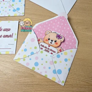 Cartão Pop-up Abraço de Urso