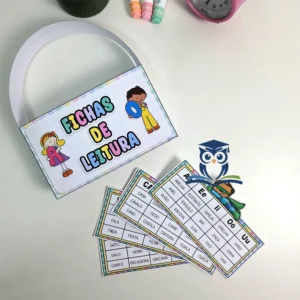 Fichas de leitura super herói