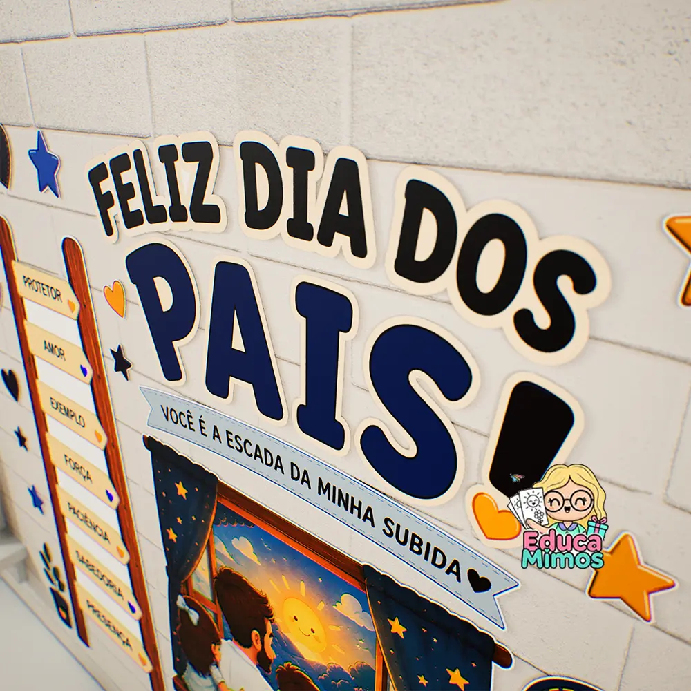 Painel Dia dos Pais - Escada - Imagem 4
